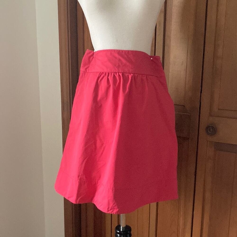 J. Crew Cotton Fuschia A-line Skirt, Size 0